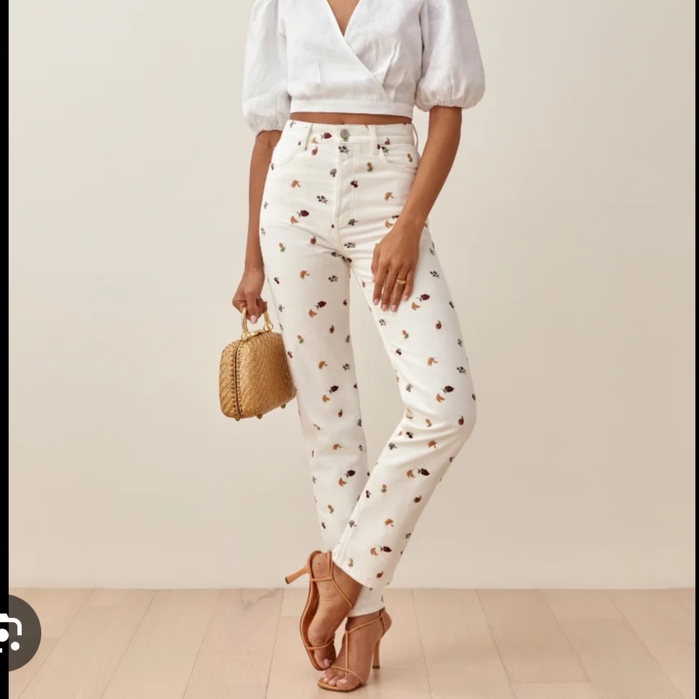 Reformation Cynthia fruitloop jeans - Picture 4 of 4